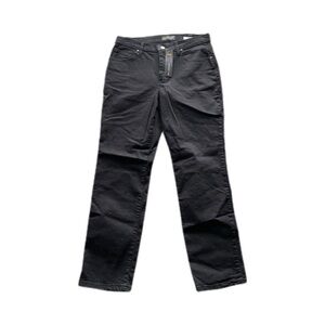 Lee Black Mid Rise Straight Leg Relaxed Fit Jeans Women’s 8 Medium